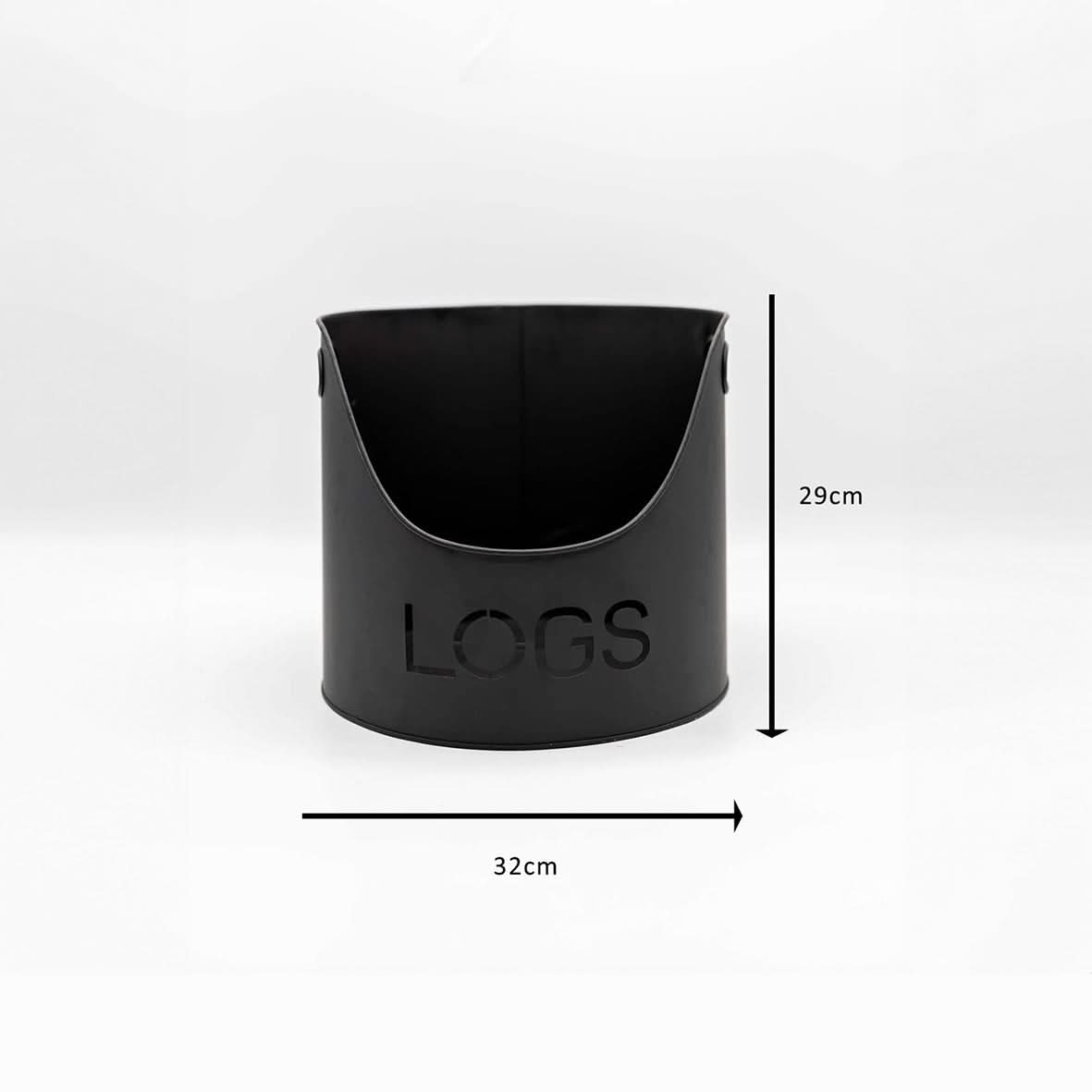 Log, Kindling and Matchstick Holder Set