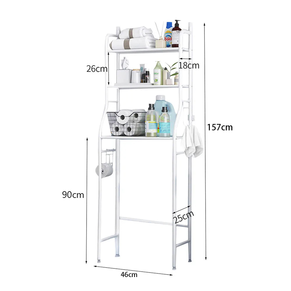 3 Tiers Over Toilet Storage