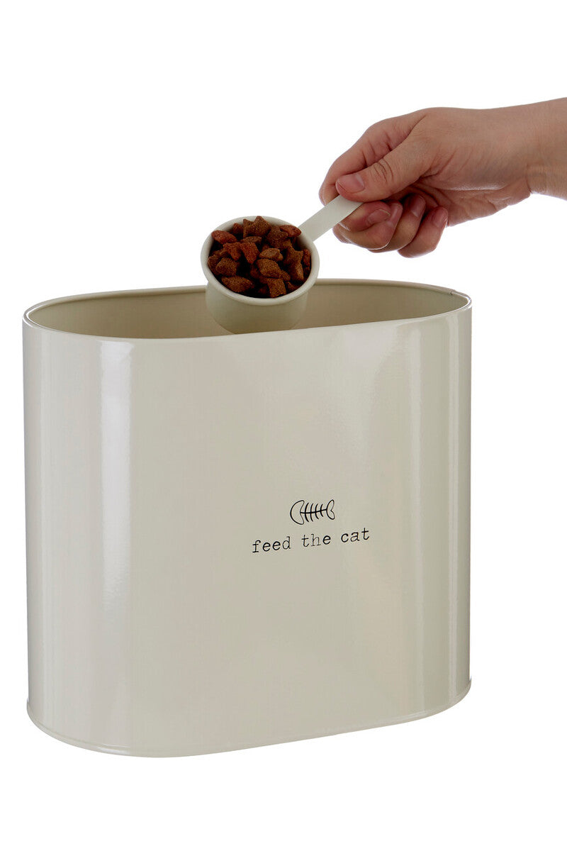 Cat Food Storage Bin with Scoop