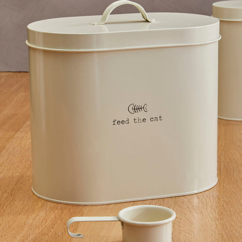 Cat Food Storage Bin with Scoop