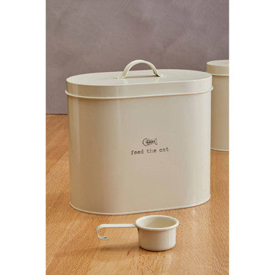 Cat Food Storage Bin with Scoop