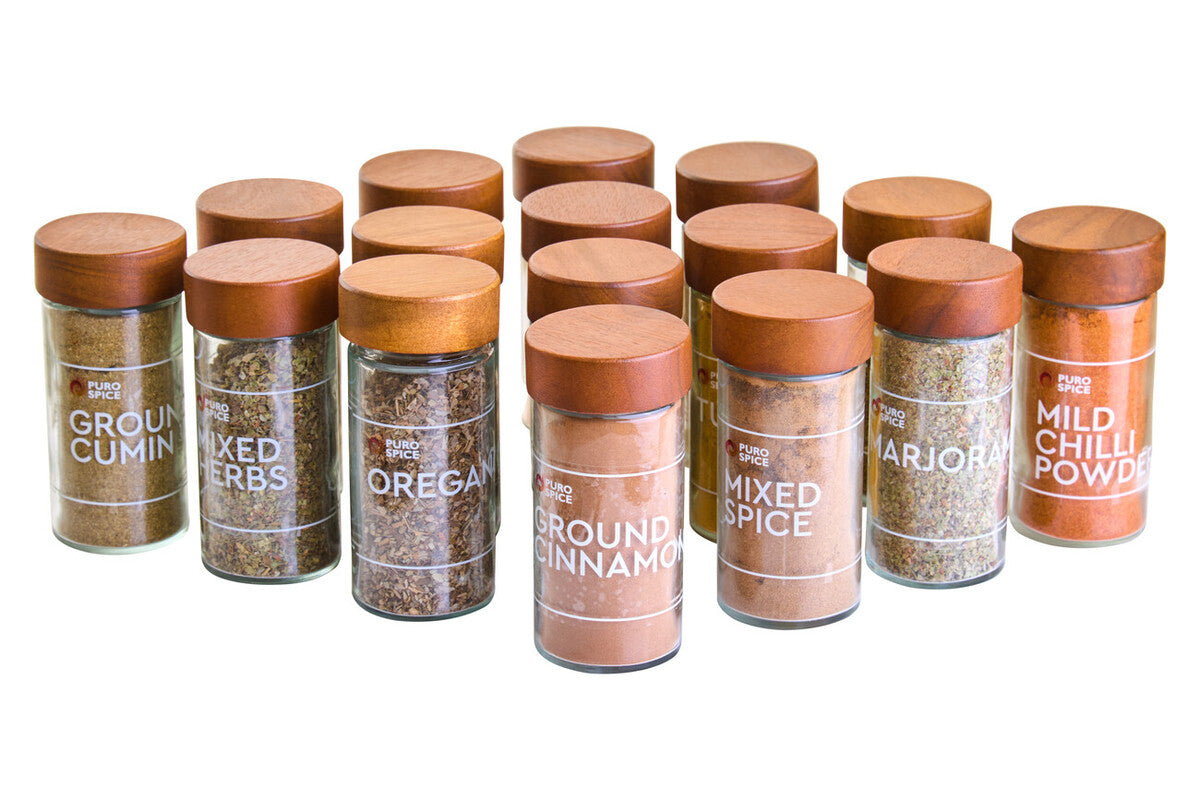 Revolving Spice Rack with 16 Jars
