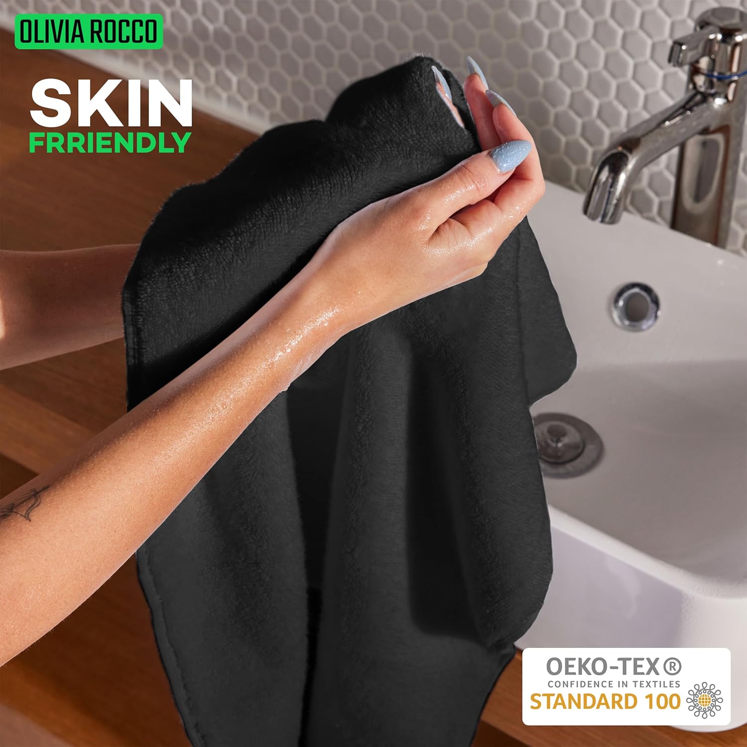 10 Piece Monaco Luxury Egyptian Cotton Towel Set