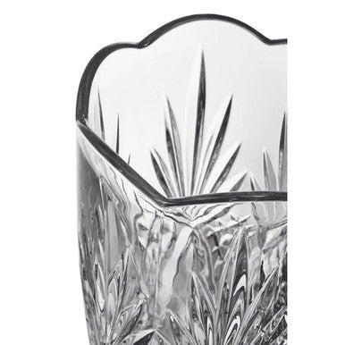 Crystal Scalloped Vase