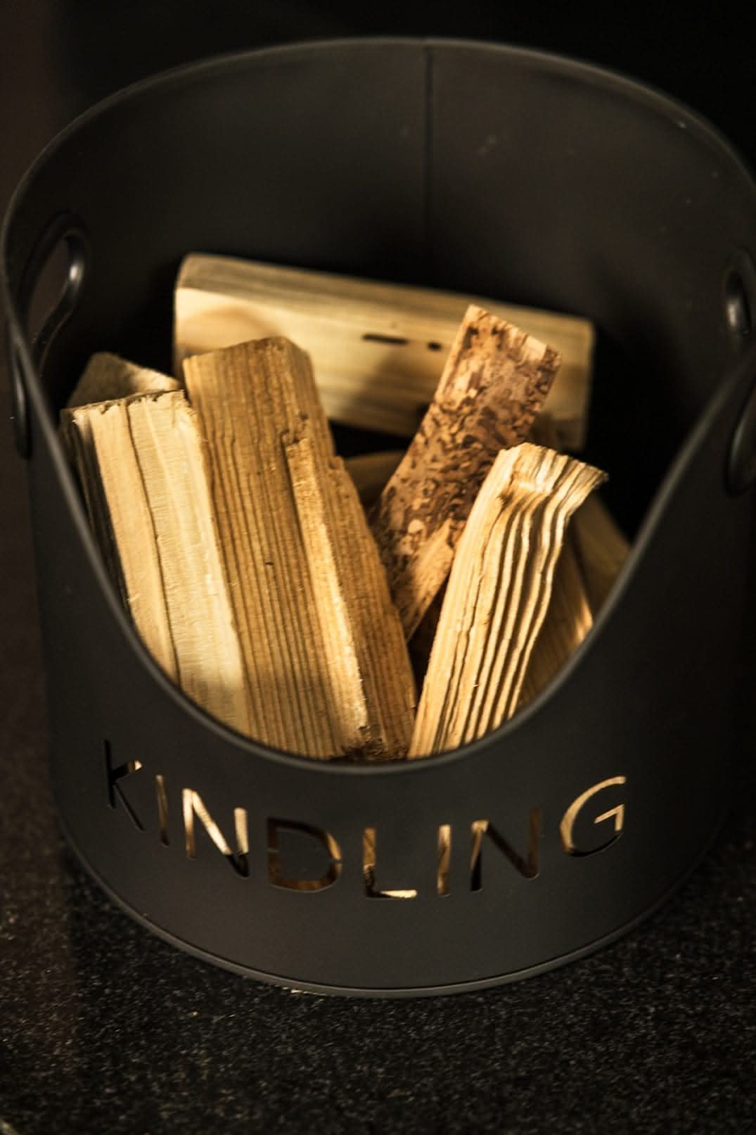 Log, Kindling and Matchstick Holder Set