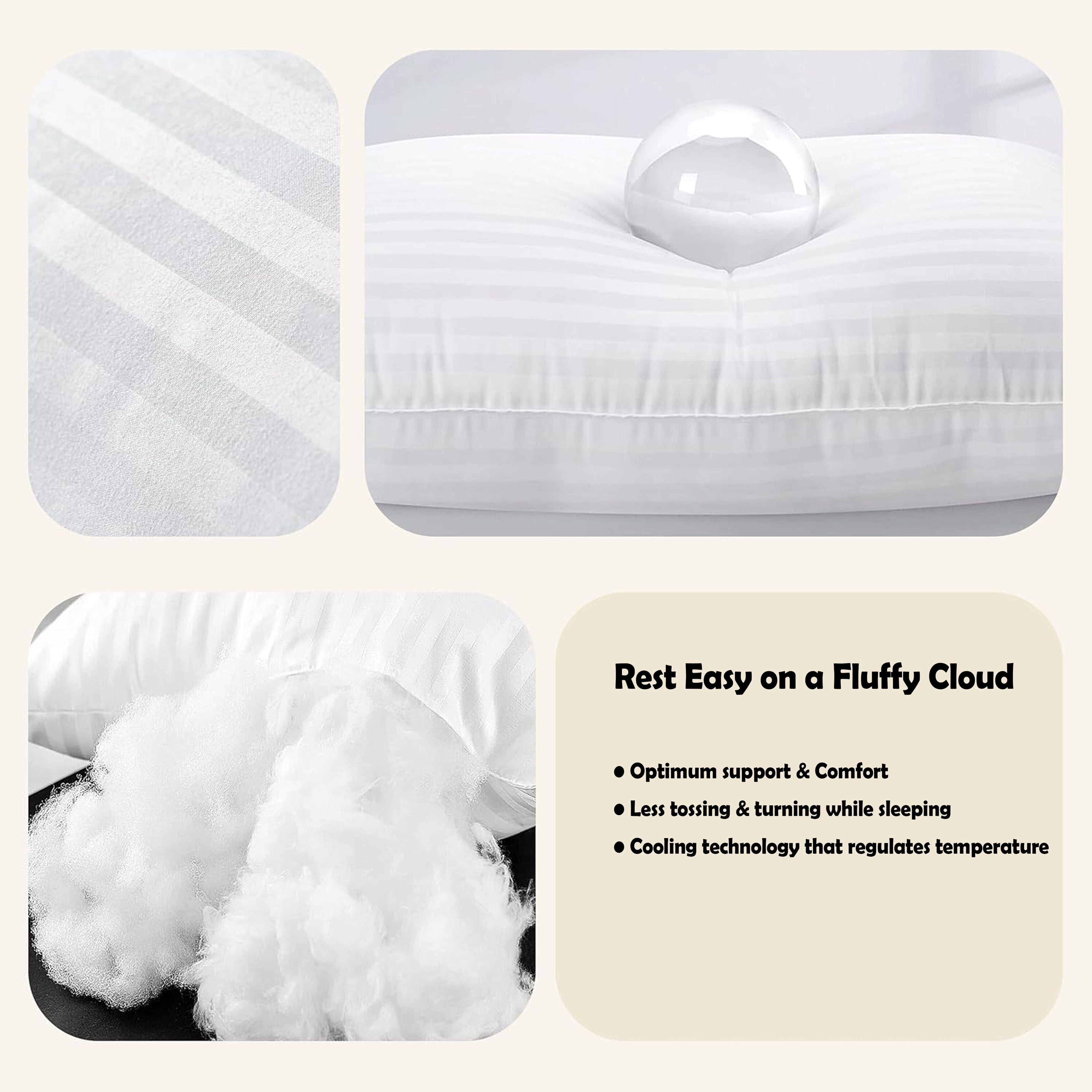 2 Pack Luxury Pillows Hypoallergenic