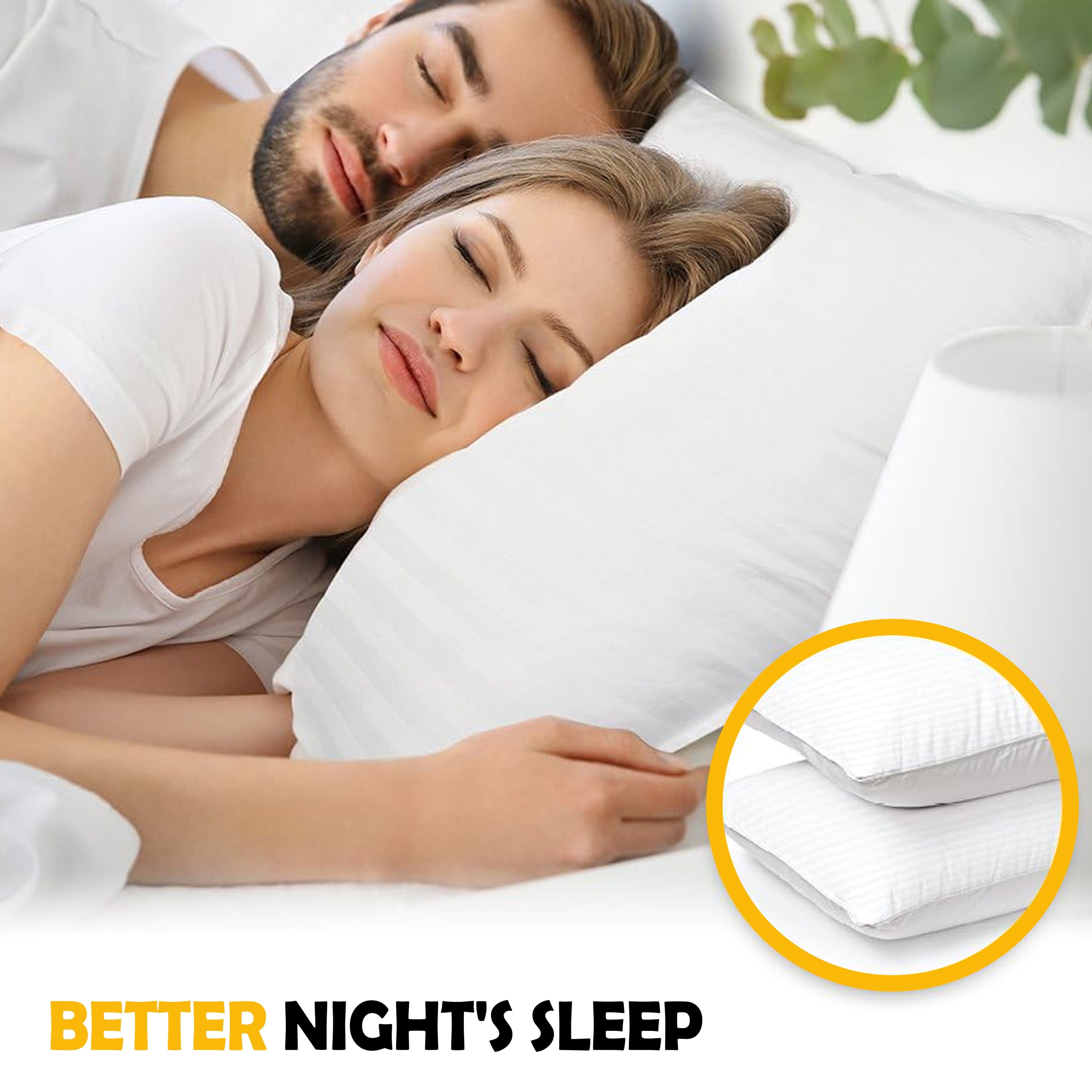 2 Pack Luxury Pillows Hypoallergenic