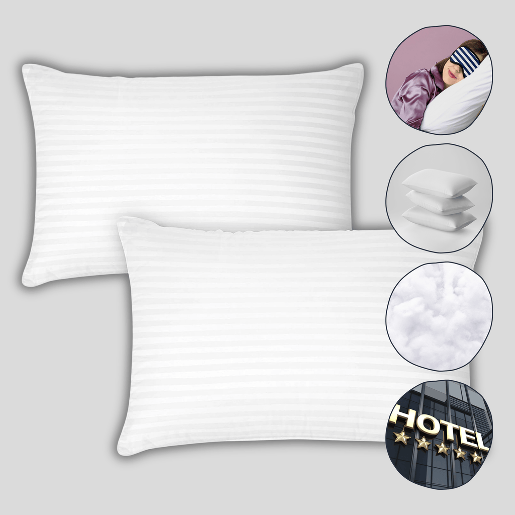 2 Pack Luxury Pillows Hypoallergenic
