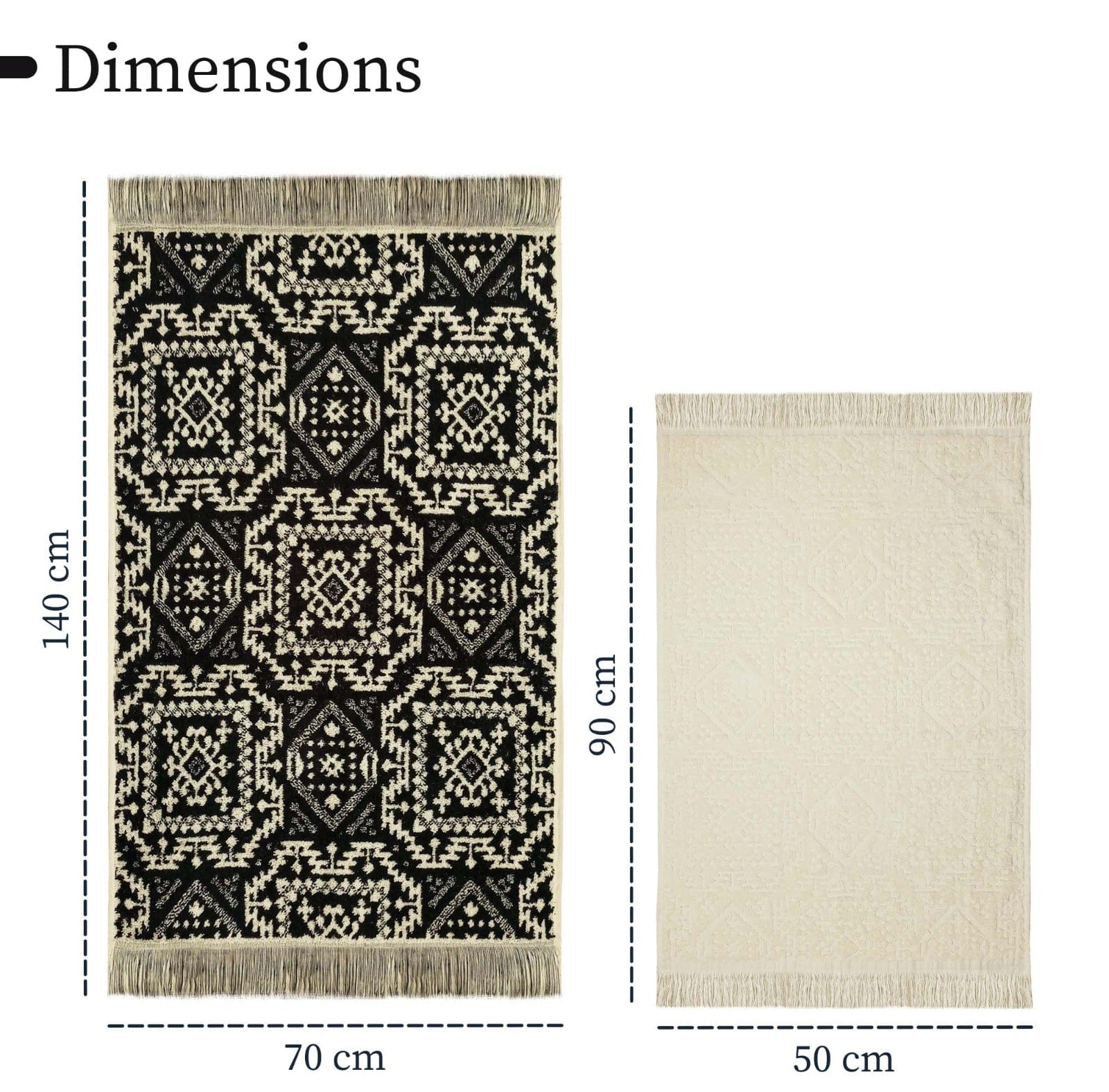 4 Piece Moroccan Towel Set