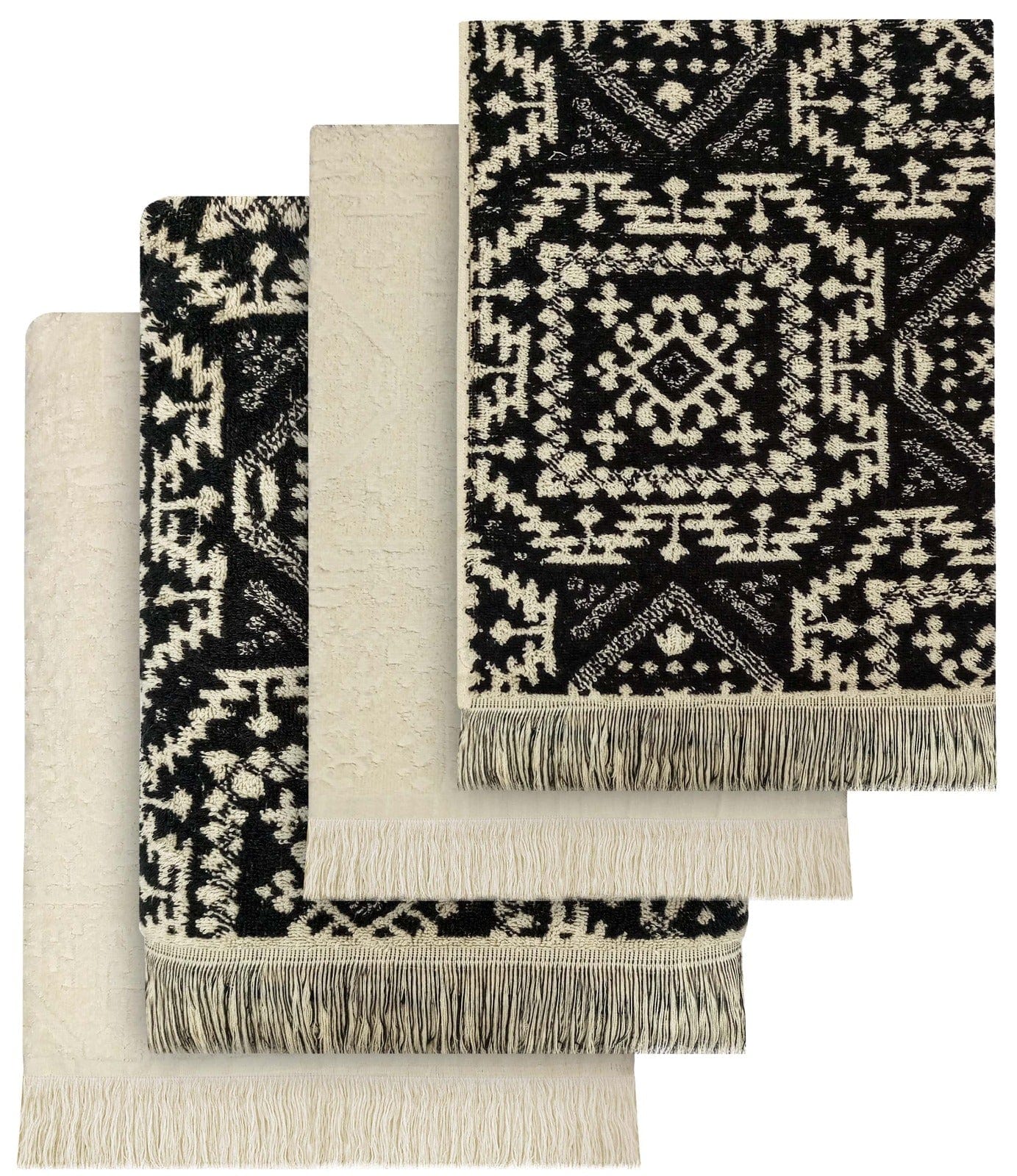 4 Piece Moroccan Towel Set