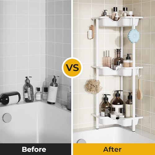 Rustproof Floor Standing Corner Shower Caddy