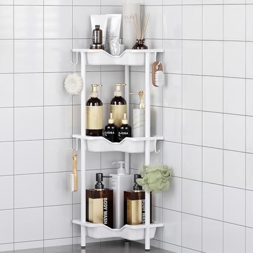 Rustproof Floor Standing Corner Shower Caddy