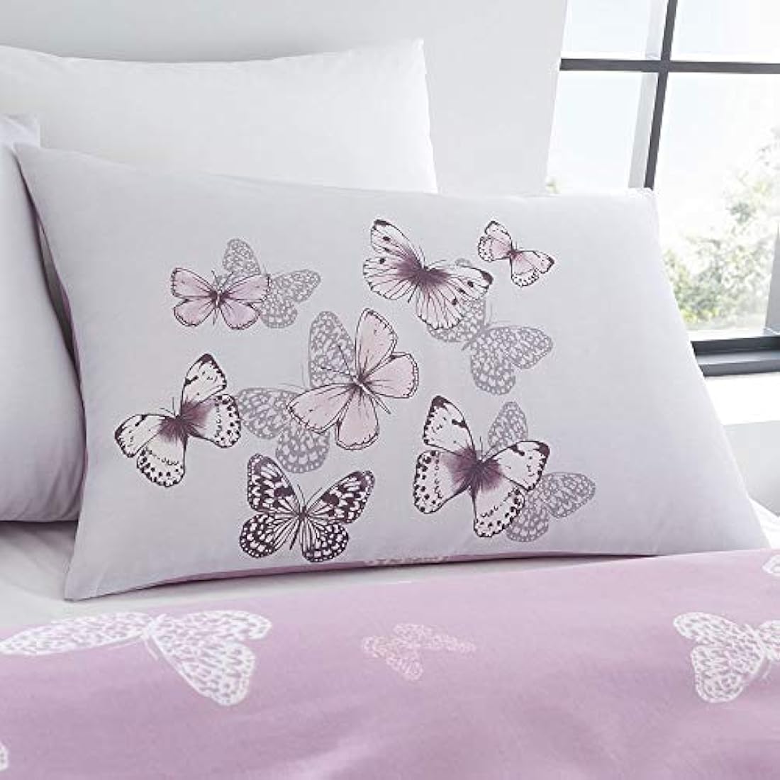 Scatter Butterfly Double Duvet Cover Set with Pillowcases