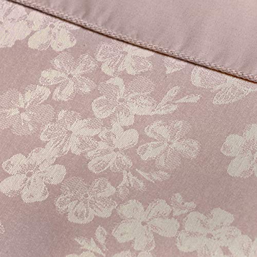 Serene Blossom-Jacquard Duvet Cover Set
