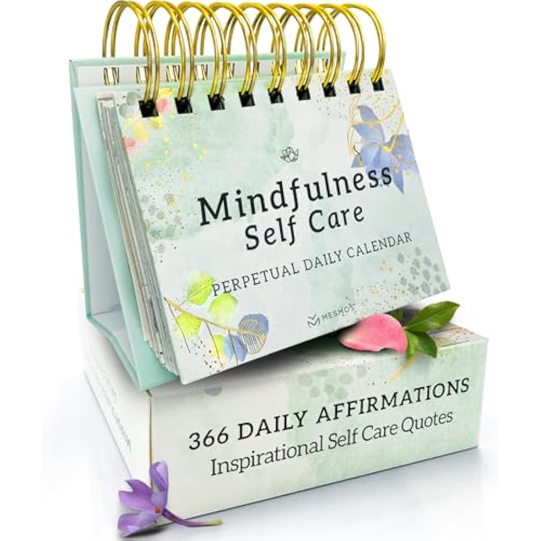 Daily Self Care Quotes Mindfulness Perpetual Calendar