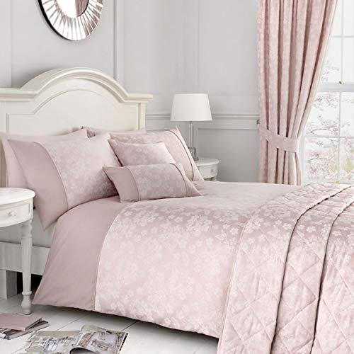 Serene Blossom-Jacquard Duvet Cover Set