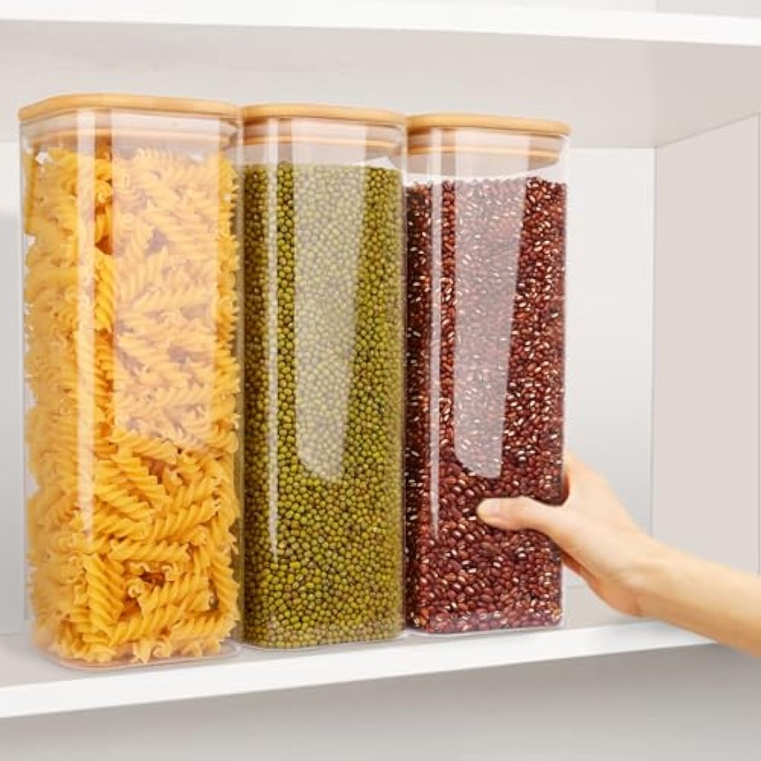 Glass Storage Jars with Lids