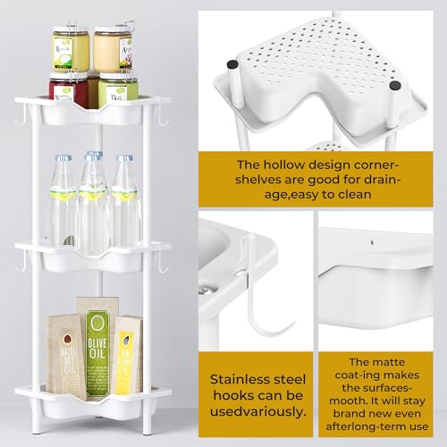 Rustproof Floor Standing Corner Shower Caddy