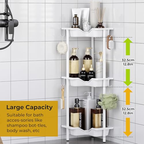 Rustproof Floor Standing Corner Shower Caddy