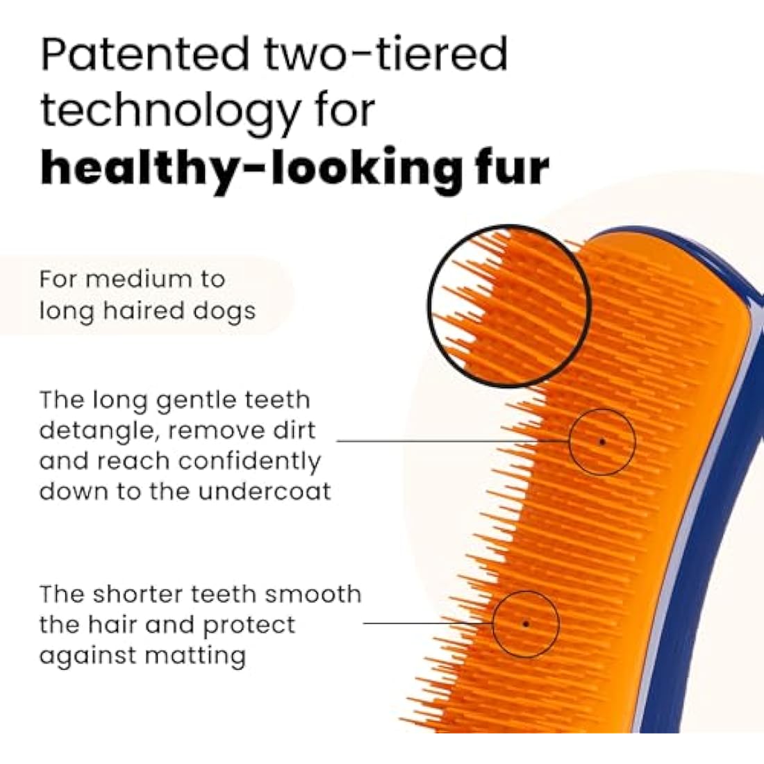 Detangling and Dog Grooming Brush