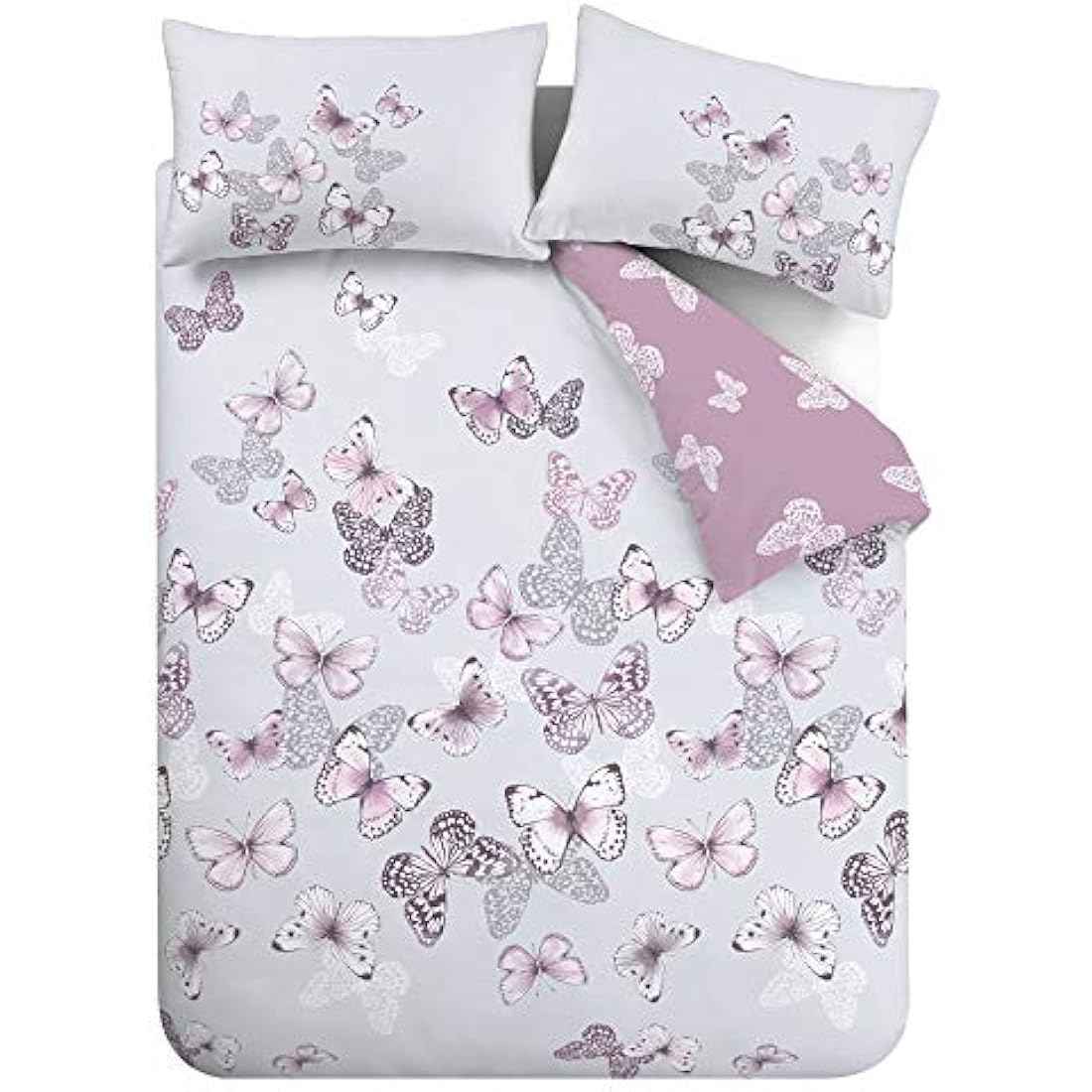 Scatter Butterfly Double Duvet Cover Set with Pillowcases