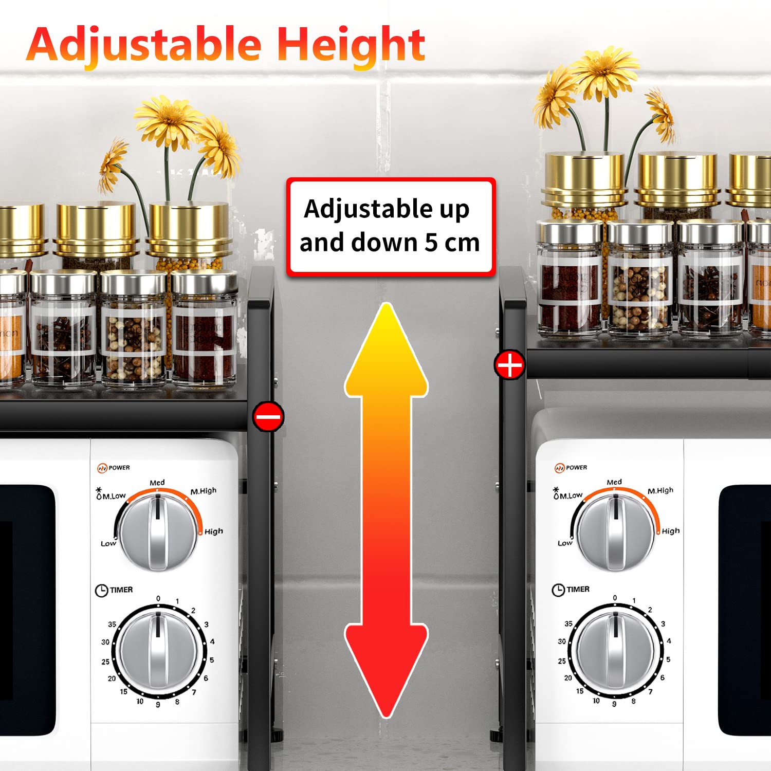 Extendable Microwave Oven Rack