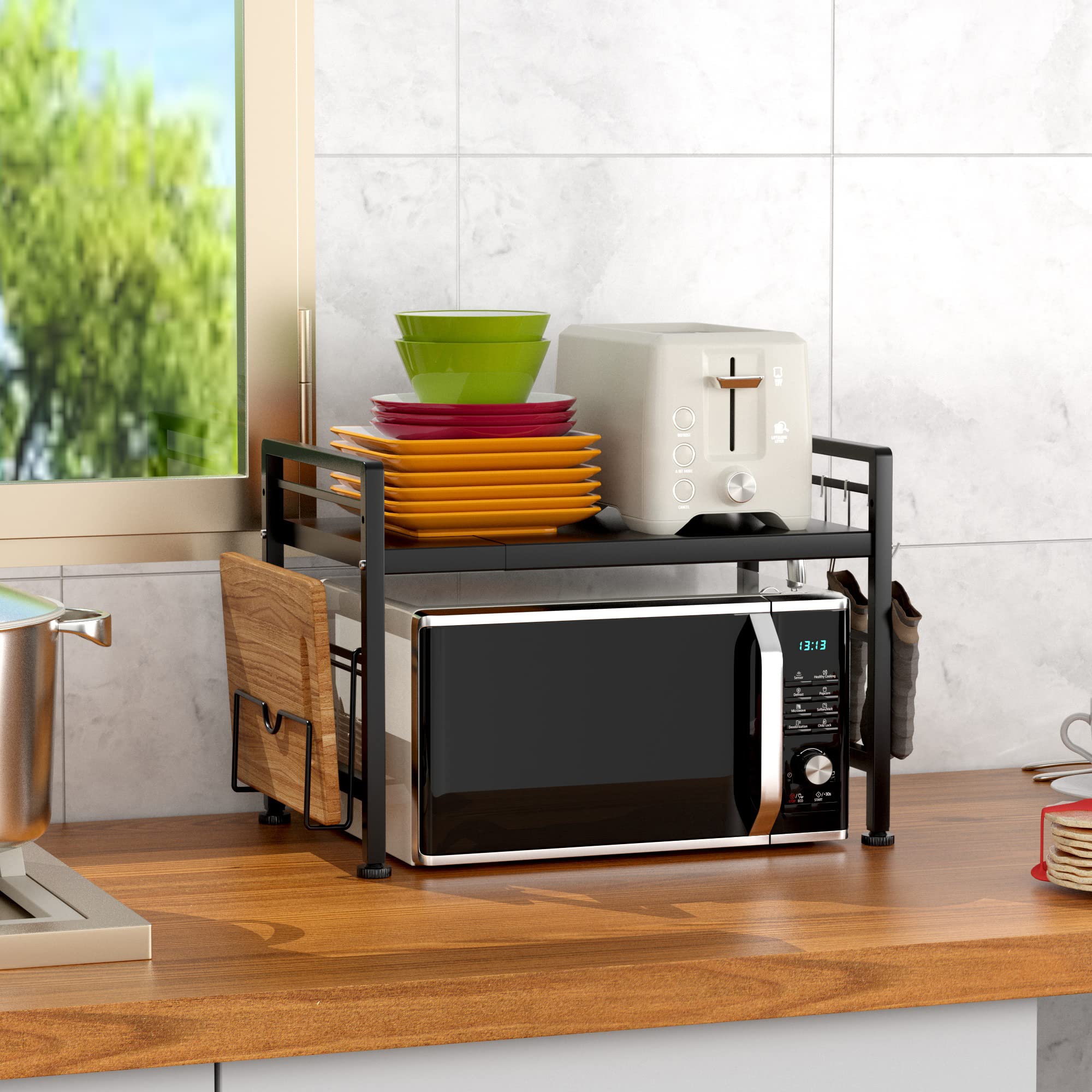 Extendable Microwave Oven Rack