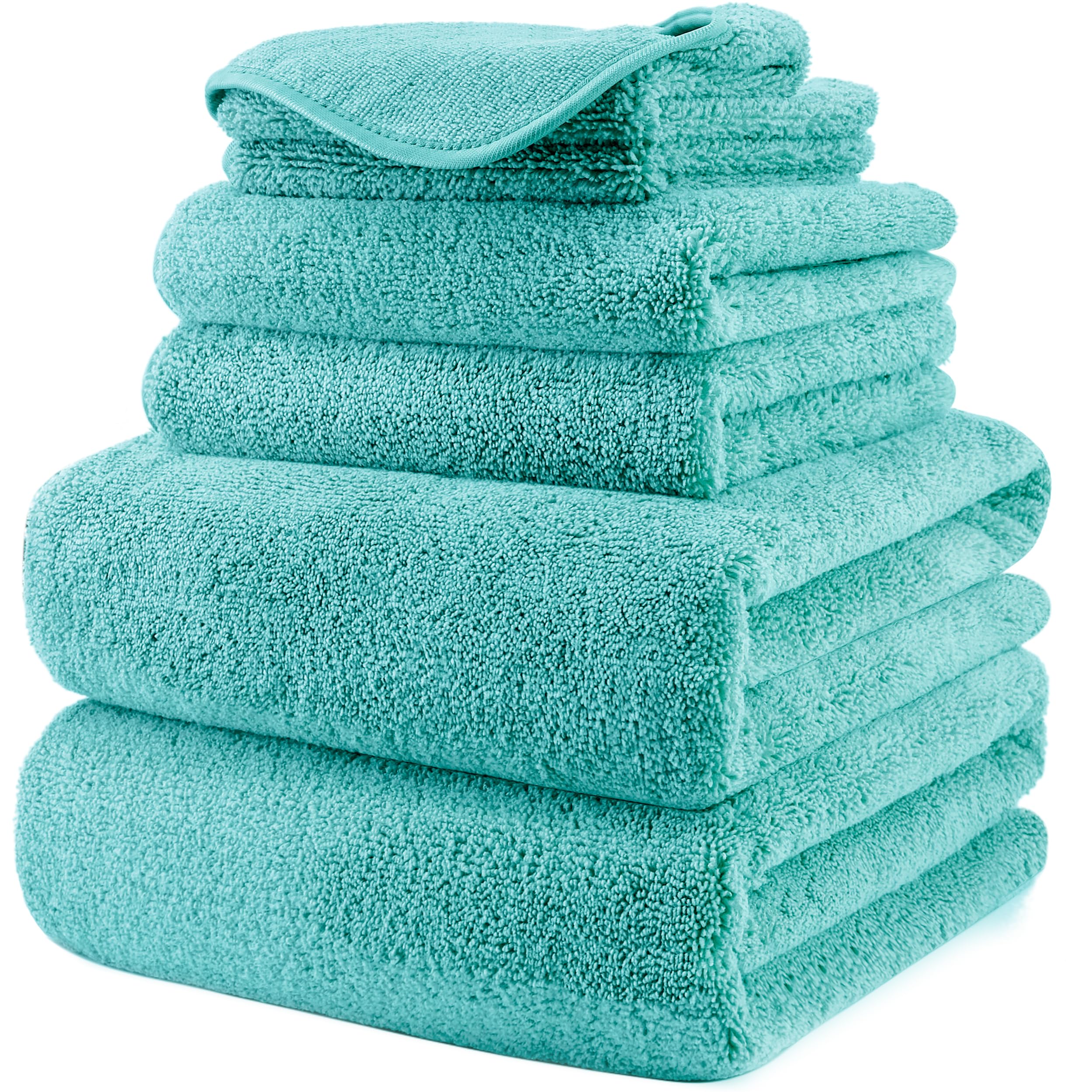 Quick Dry Lint Free Microfibre Bath Towel Set