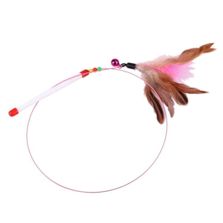 Teasing Feather Wand Pet Toy