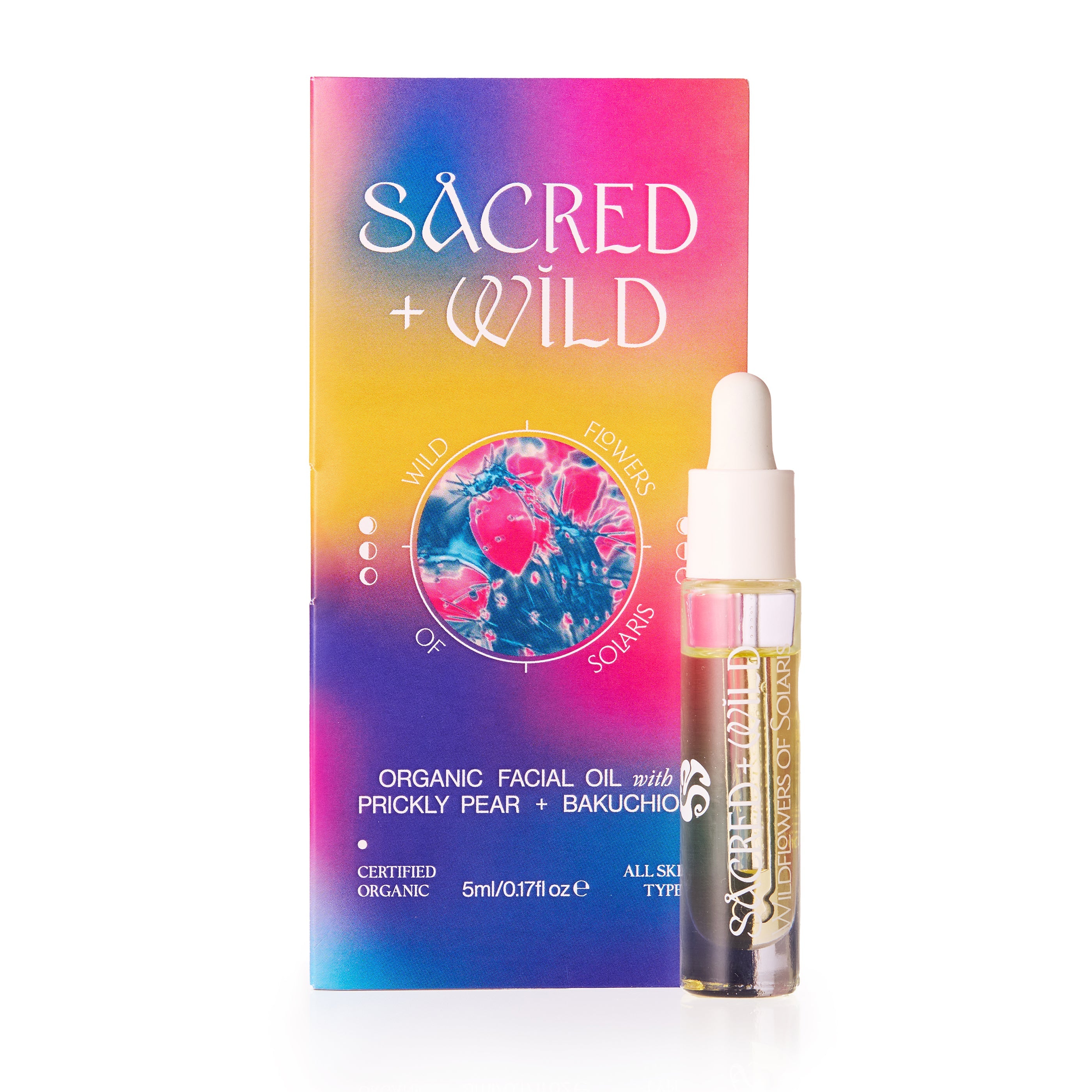 Organic Facial Oil with Prickly Pear + Bakuchiol
