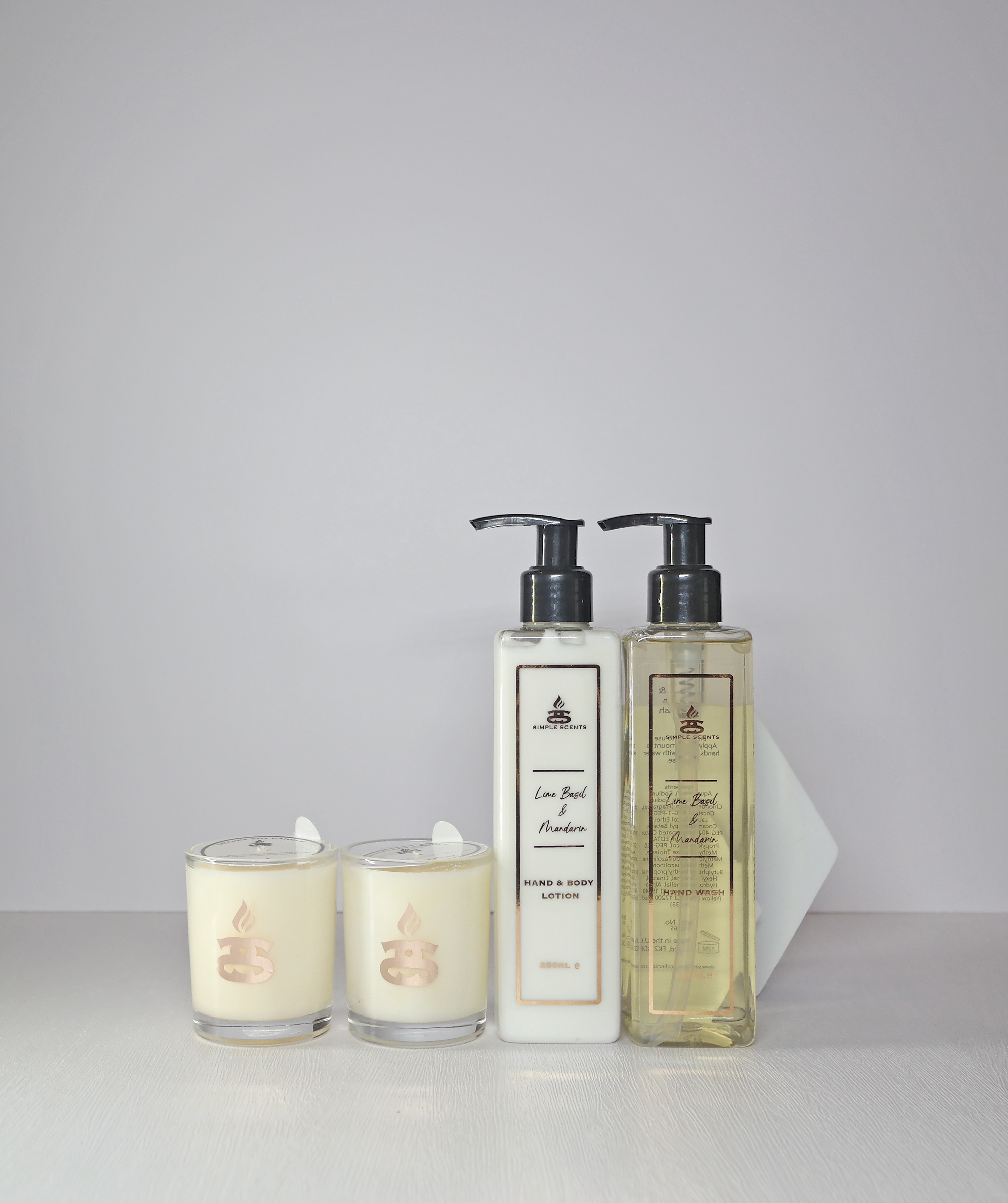 Candle, Soap & Lotion Gift Set