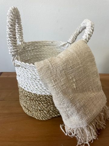Natural Seagrass Storage Baskets