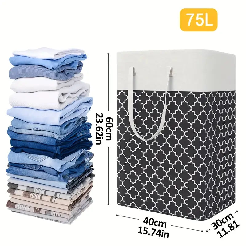 Large Laundry Basket with Extended Handle