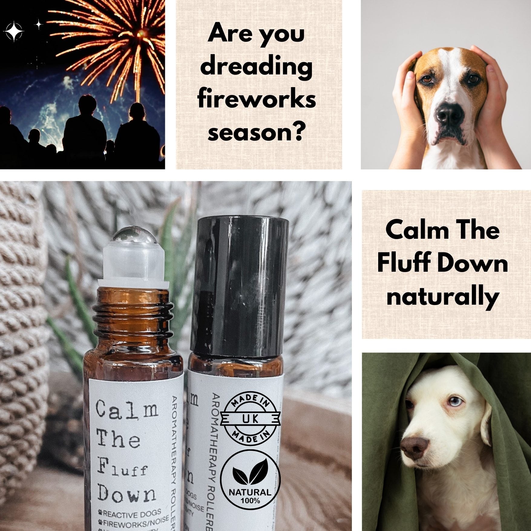 Natural Aromatherapy Rollerball For Dogs