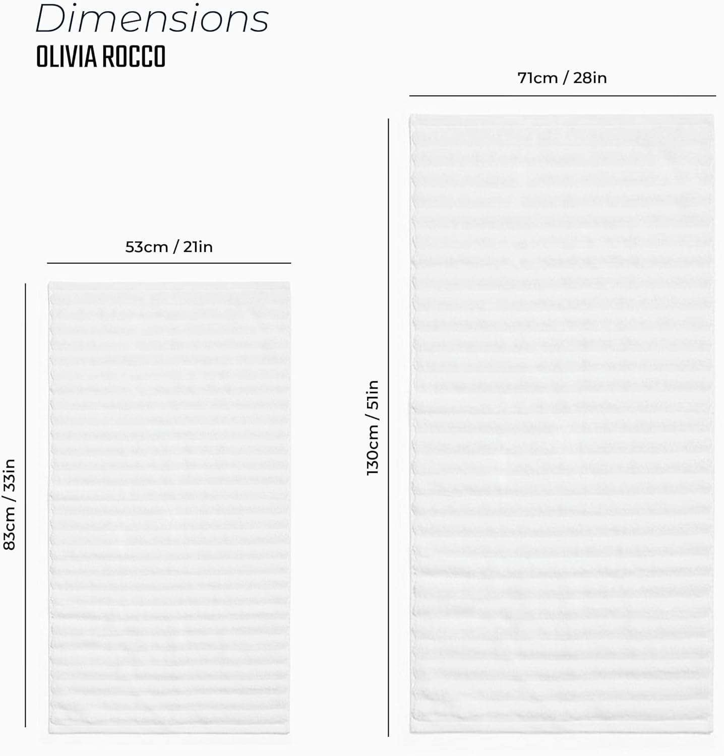 Hydro Cotton Ribbed Towels