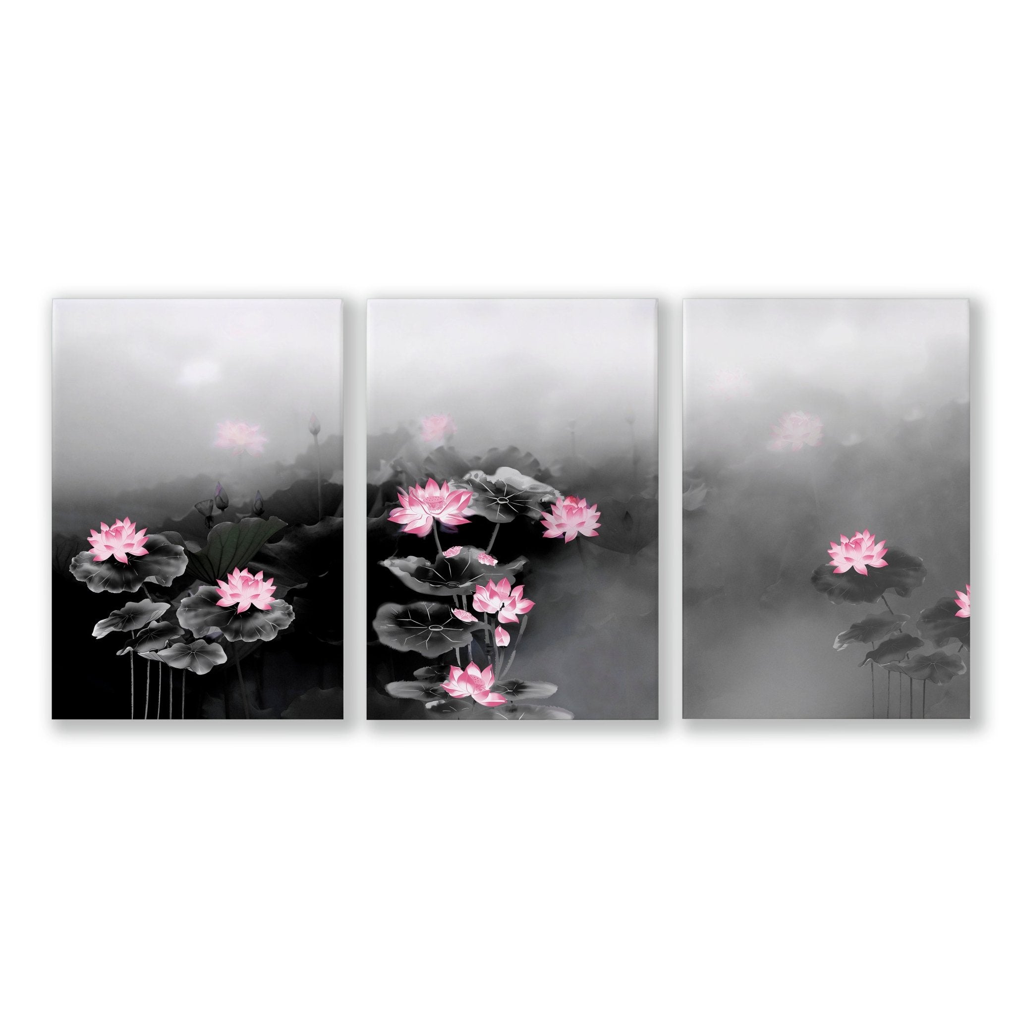 Japandi Interiors | Set of 3 Asian Inspired Wall art Prints