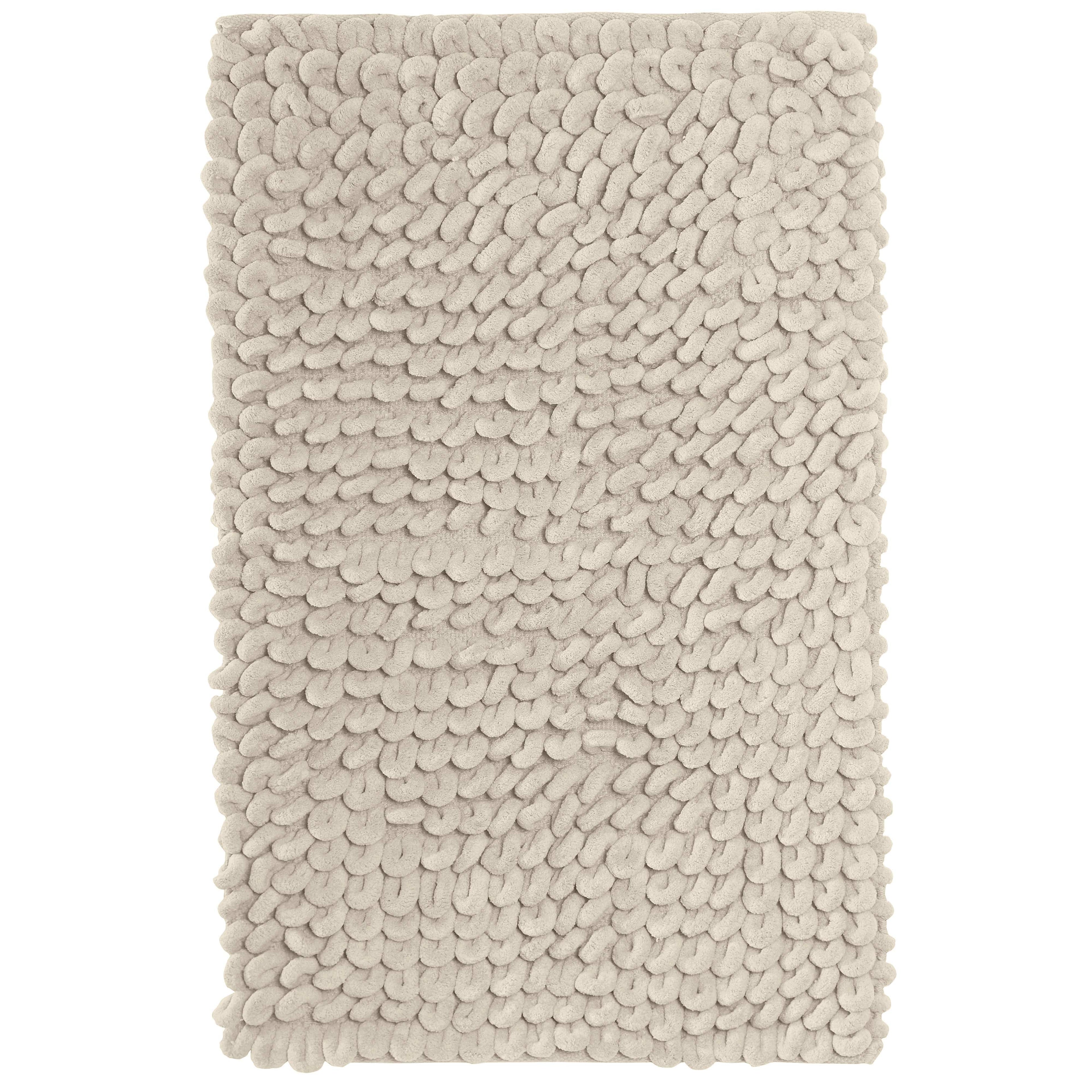 Jumbo Loop Bath Mat Non Slip Water Absorbent