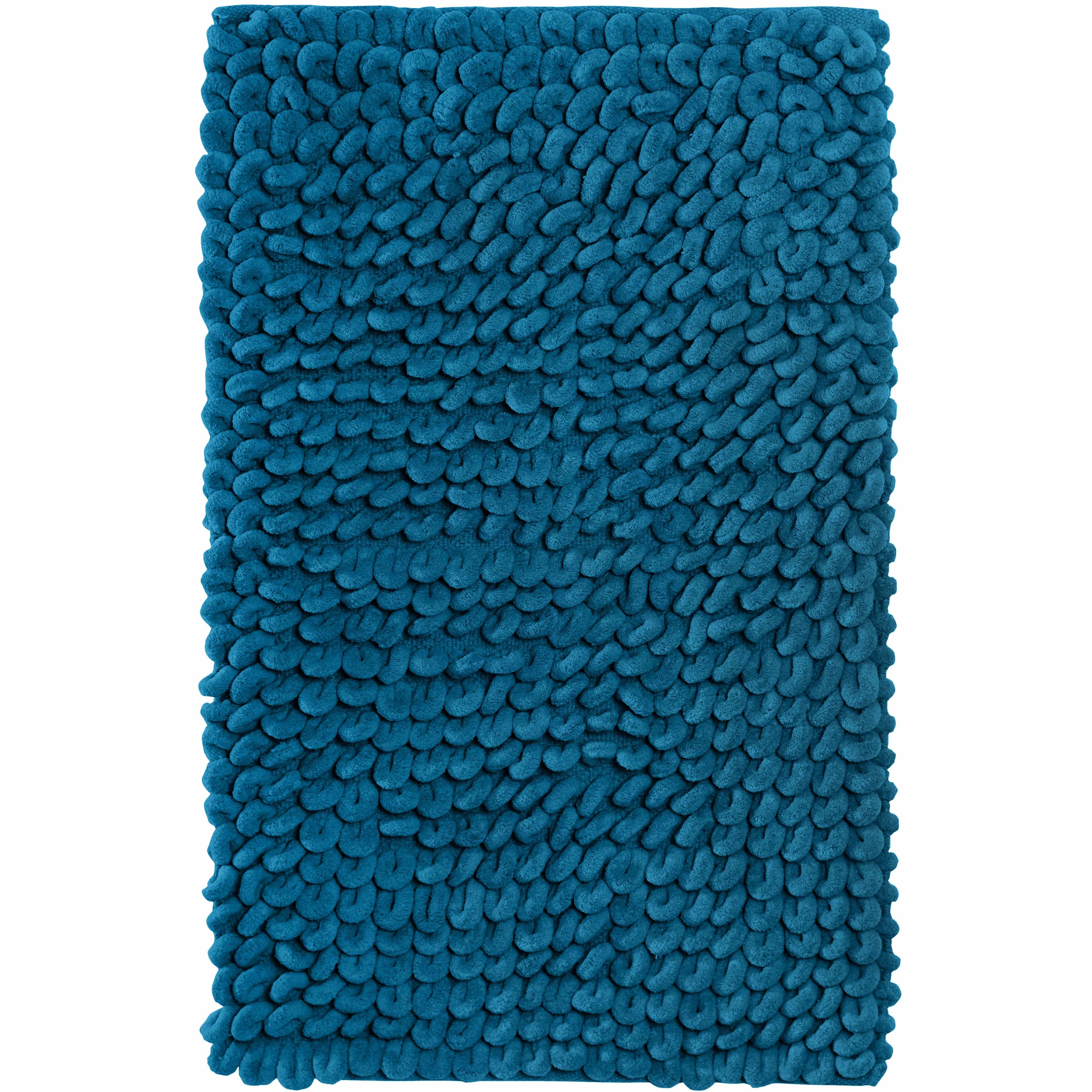 Jumbo Loop Bath Mat Non Slip Water Absorbent