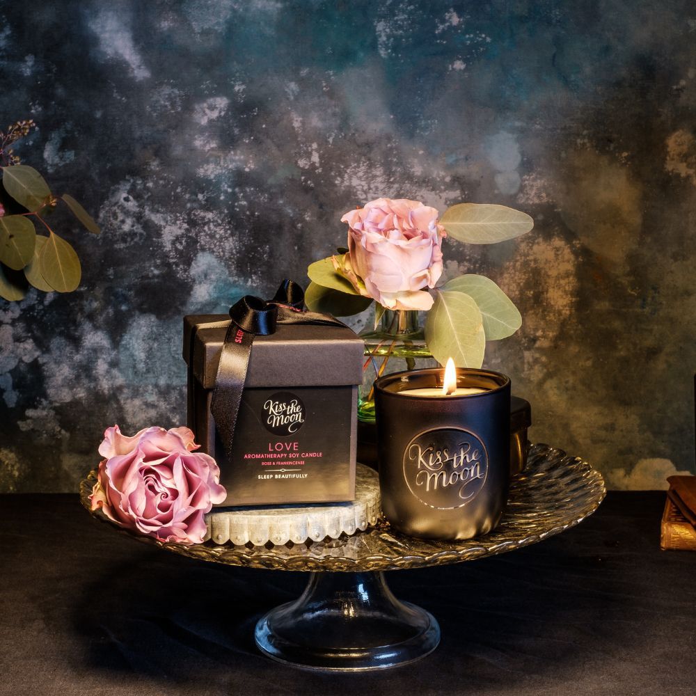 Love Aromatherapy Soy Candle Rose & Frankincense