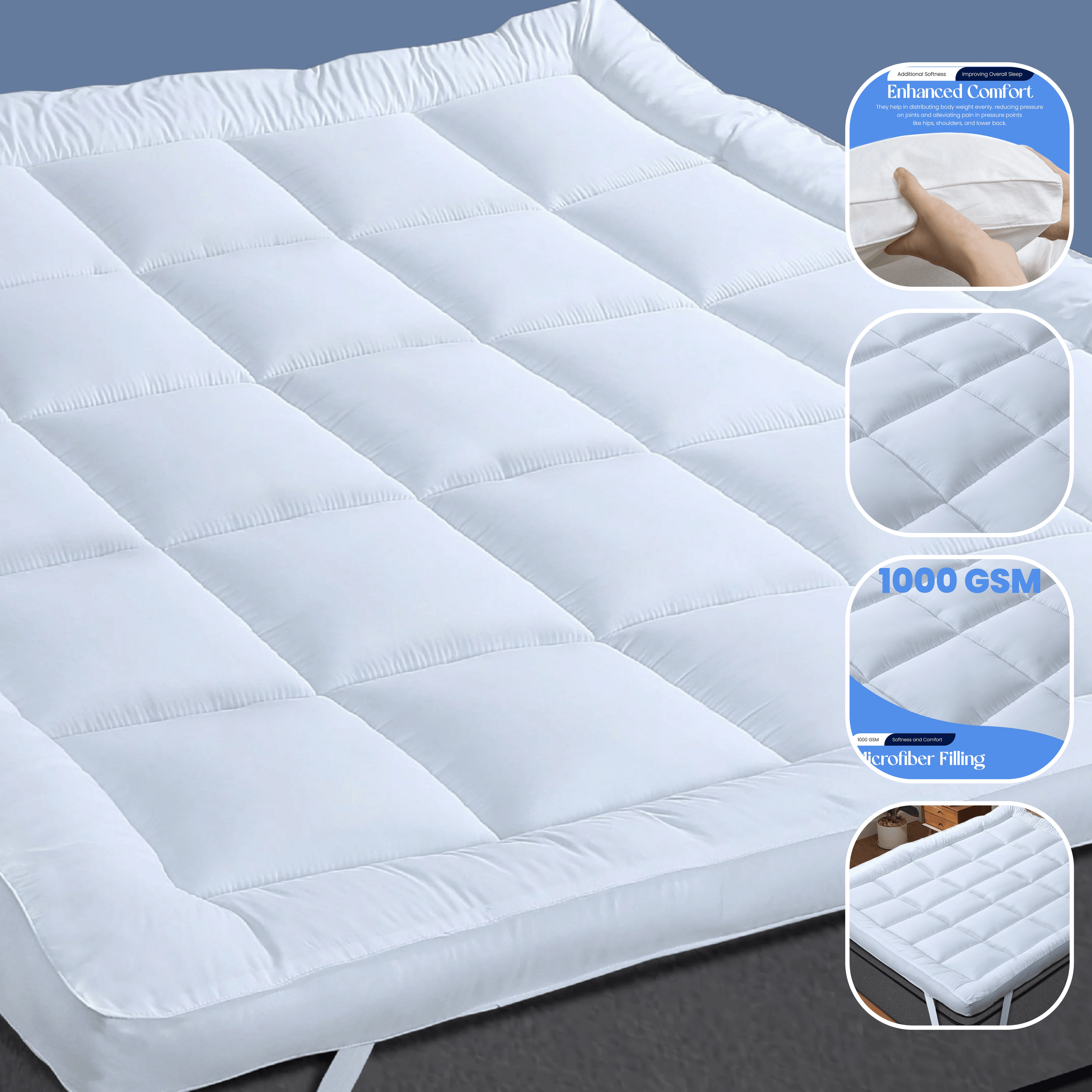 Microfibre Mattress Topper