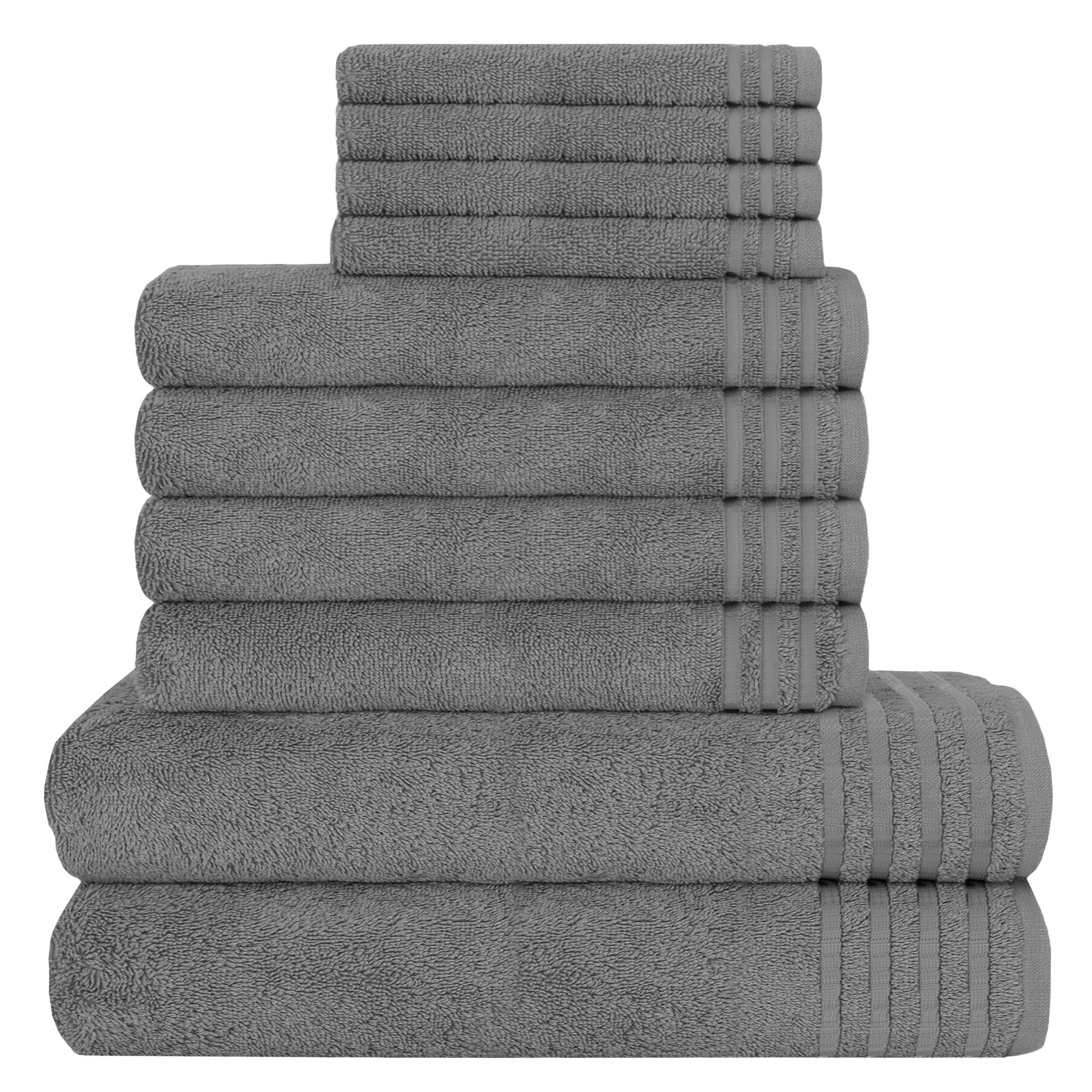 10 Piece Monaco Luxury Egyptian Cotton Towel Set