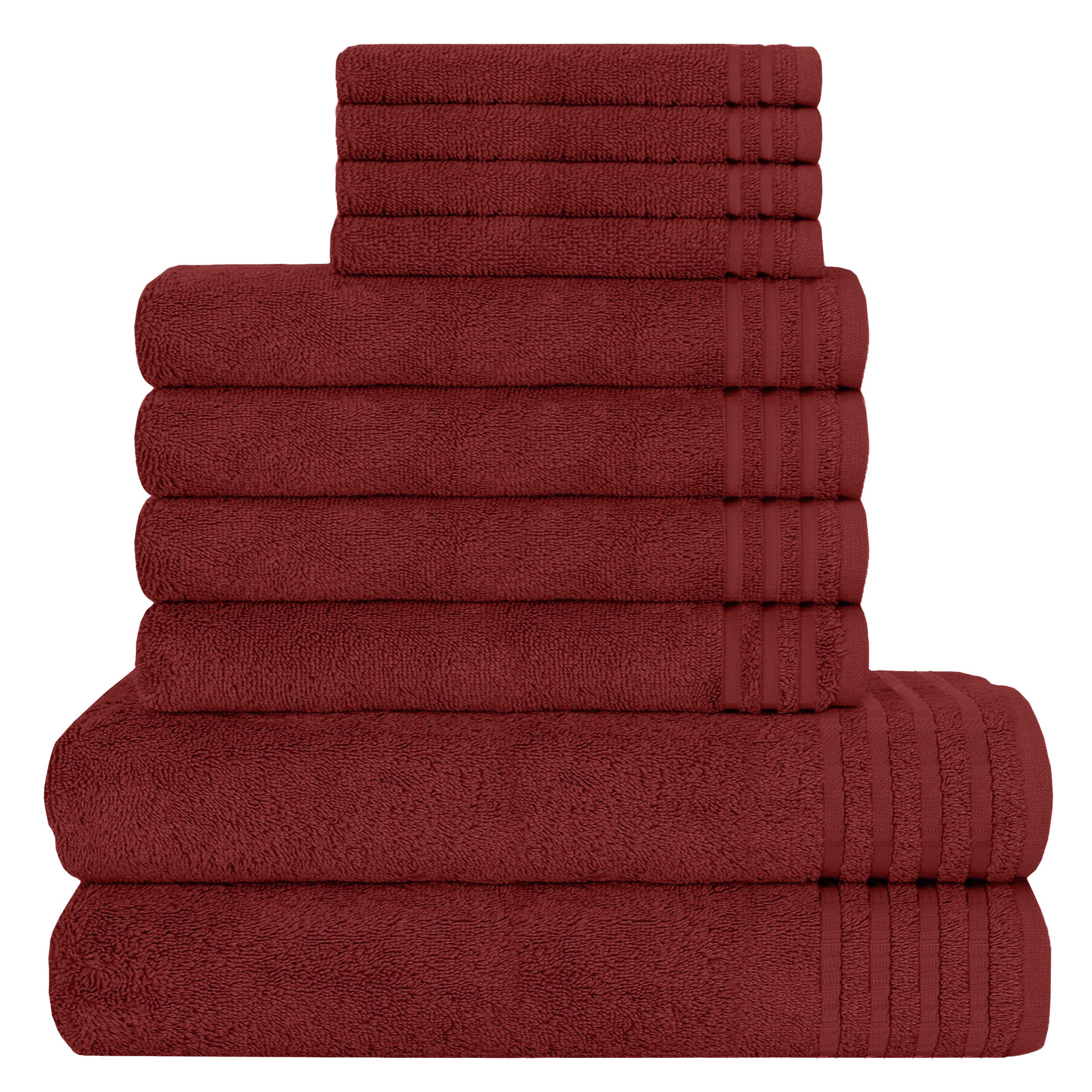 10 Piece Monaco Luxury Egyptian Cotton Towel Set