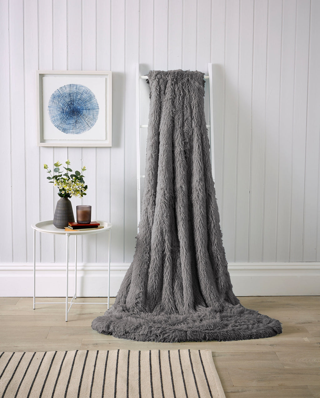 Oversized Chunky Soft Fleece Blanket