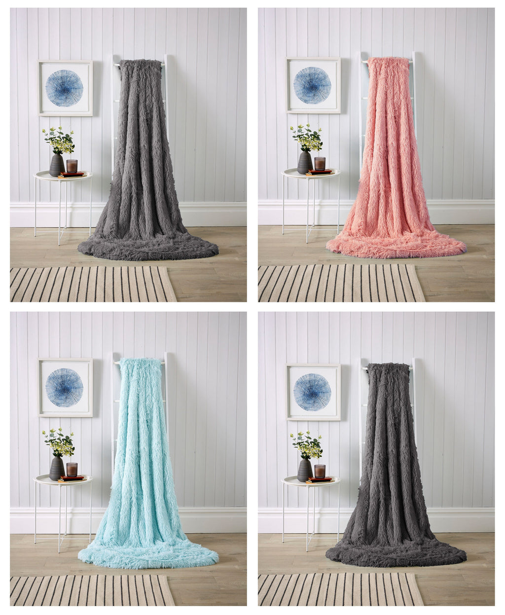 Oversized Chunky Soft Fleece Blanket