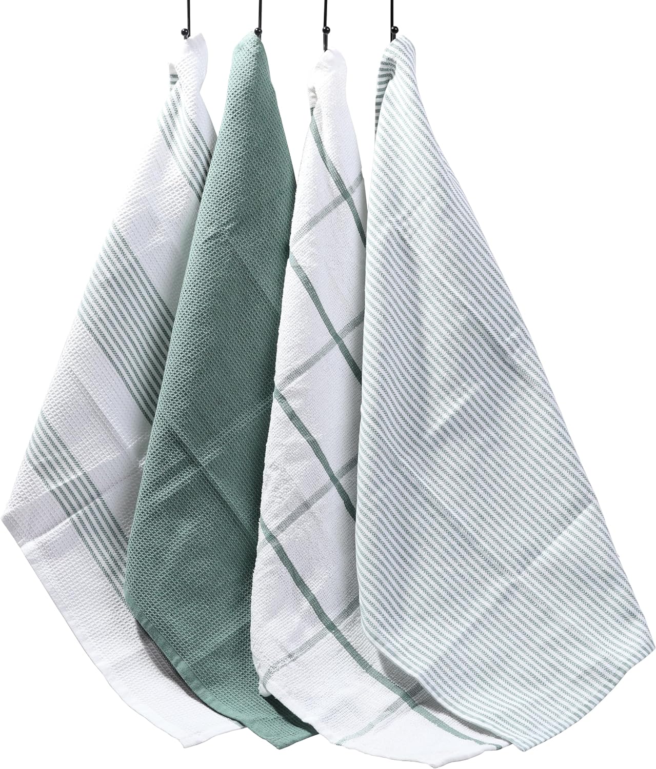 Green Cotton Tea Towels
