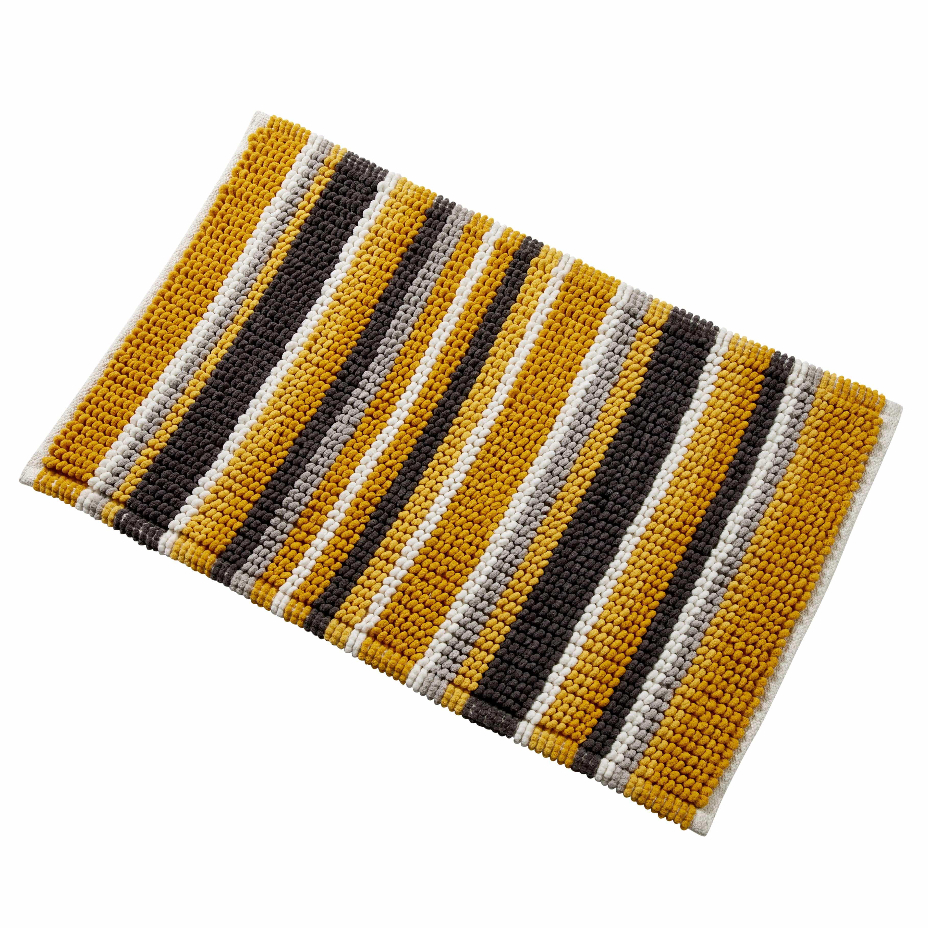 Soft Absorbent Stripe Bathmat