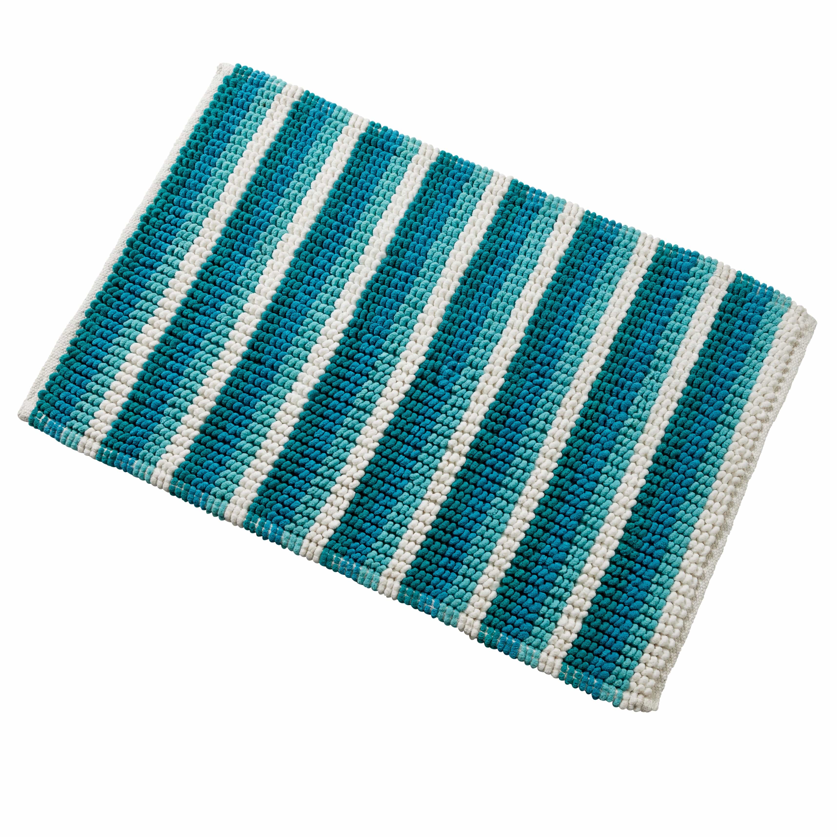 Soft Absorbent Stripe Bathmat