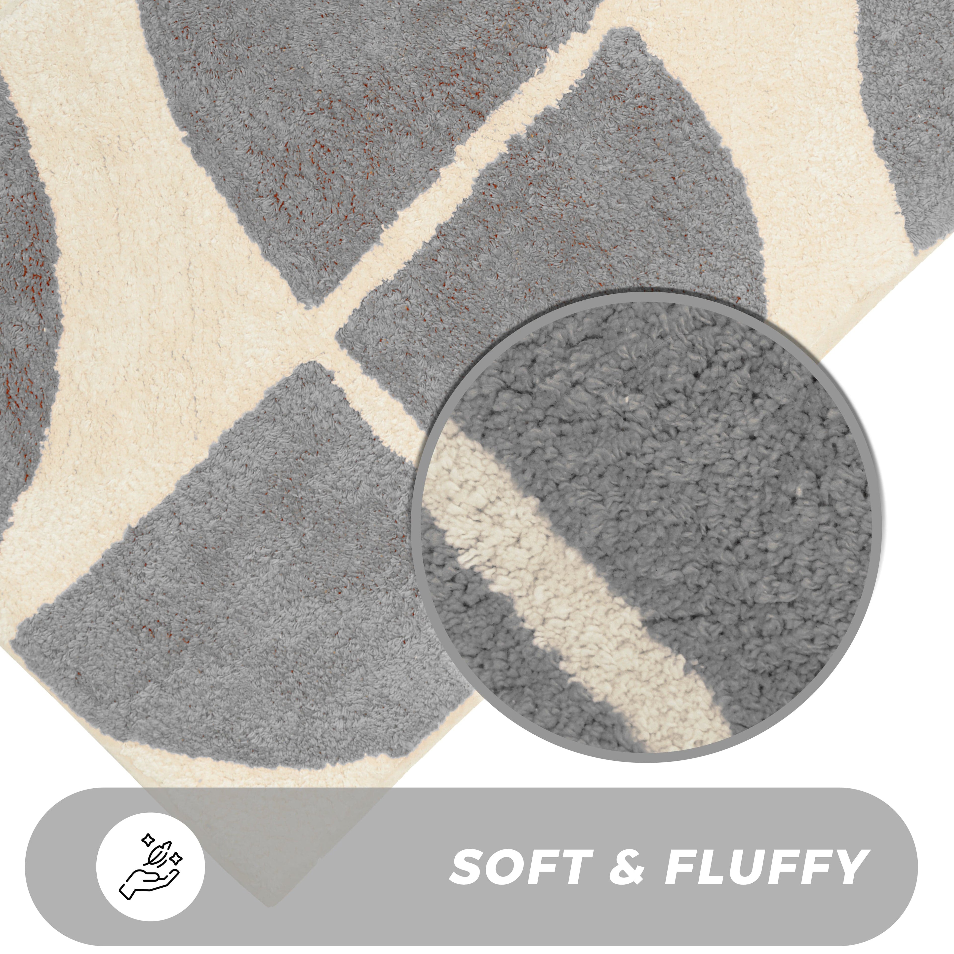 Bath Mat Non Slip Backing Super Soft Water Absorbent