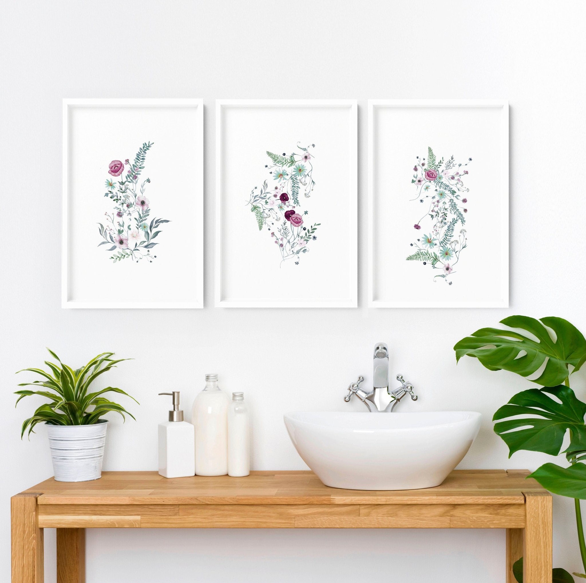 3 Shabby Chic Art Prints